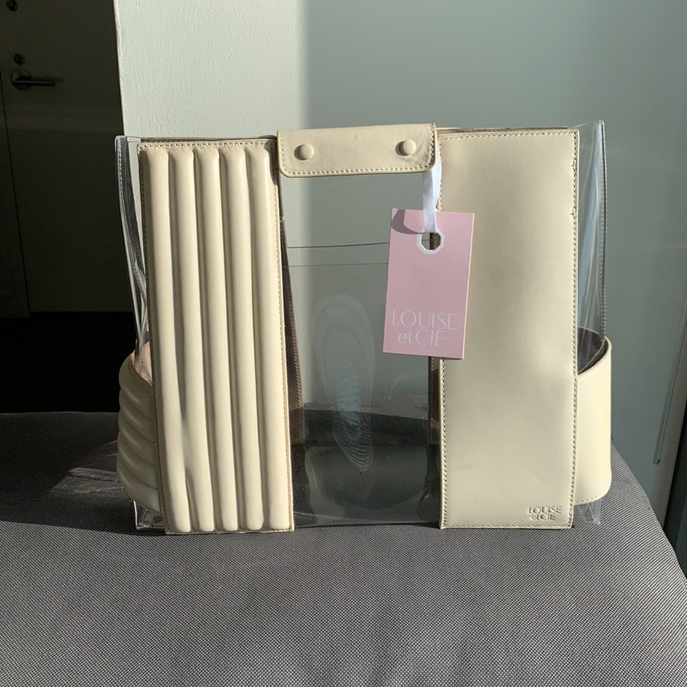Louise et Cie Ivory / White Tote / Clutch